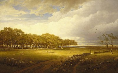Old Orchard at Newport by William Trost Richards